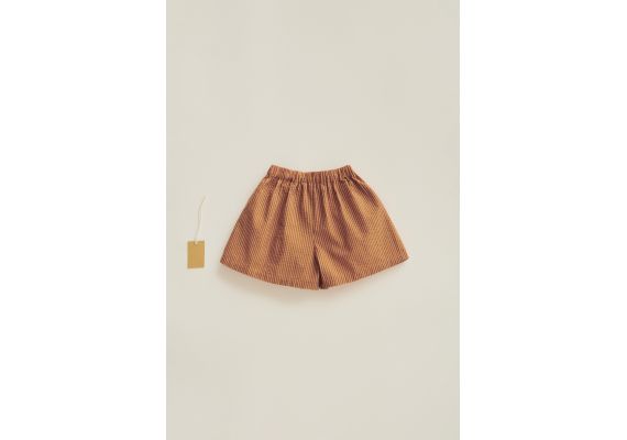 Zara Timelesz - полосатые бермуды шорты , Цвет: Оранжевый, Размер: 1½ лет (86 см), изображение 4