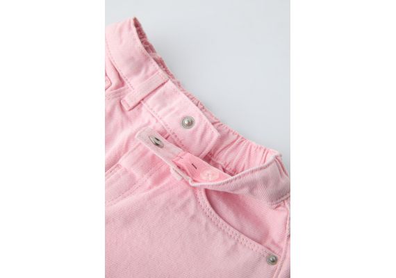 Zara   mom fit bermuda shorts , Цвет: Розовый, Размер: 3 лет (98 см), изображение 3