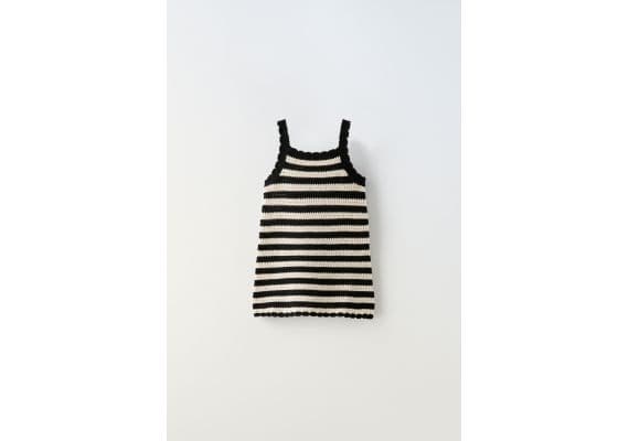 Zara Платье из полосатого трикотажа , Цвет: multicolor, Размер: 1½ лет (86 см)