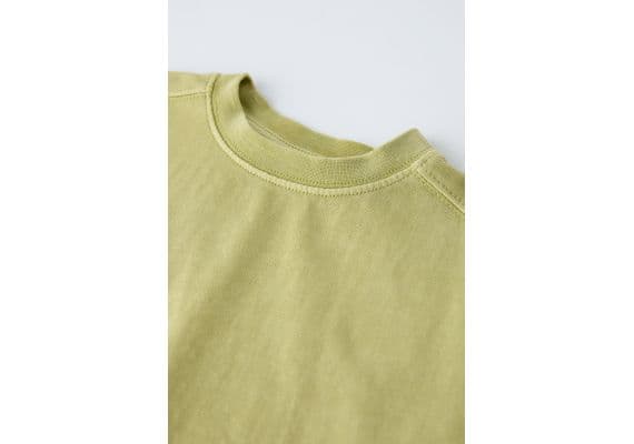 Zara   garment dyed jogging t-shirt and trousers co-ord , Цвет: Зеленый, Размер: 2 лет (92 см), изображение 3