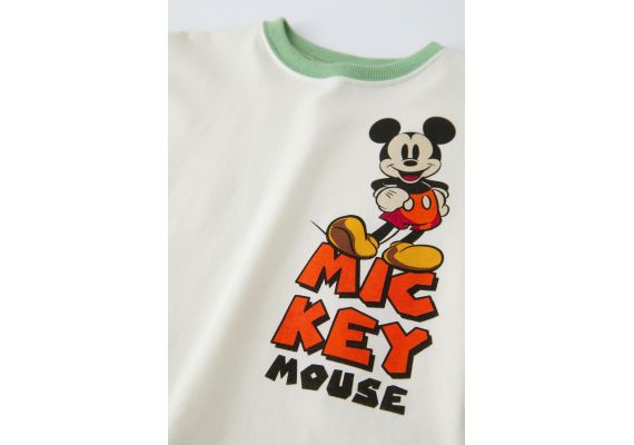 Zara Футболка и бермуды mickey mouse © disney , Цвет: Бежевый, Размер: 1½ лет (86 см), изображение 3