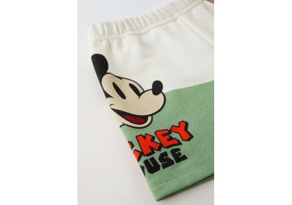 Zara Футболка и бермуды mickey mouse © disney , Цвет: Бежевый, Размер: 1½ лет (86 см), изображение 4