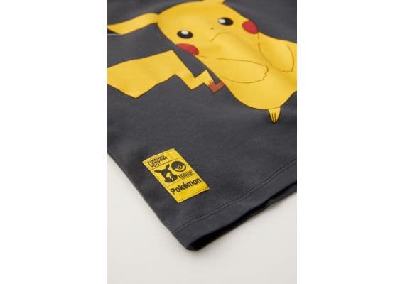 Zara Футболка pikachu pokémon™ , Цвет: Серый, Размер: 2-3 лет (98 см), изображение 3