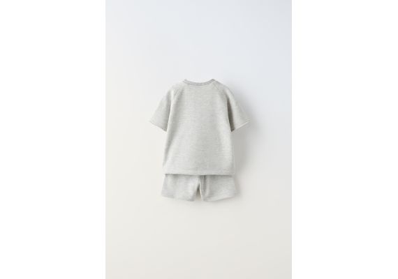 Zara   plush varsity jogging co-ord , Цвет: Серый, Размер: 3 лет (98 см), изображение 2