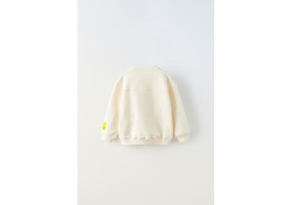 Zara Худи из коллекции smileyworld ® happy collection , Цвет: Белый, Размер: 1½ лет (86 см), изображение 2