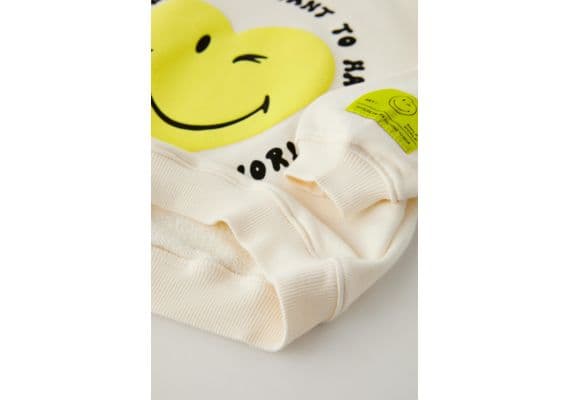 Zara Худи из коллекции smileyworld ® happy collection , Цвет: Белый, Размер: 1½ лет (86 см), изображение 3