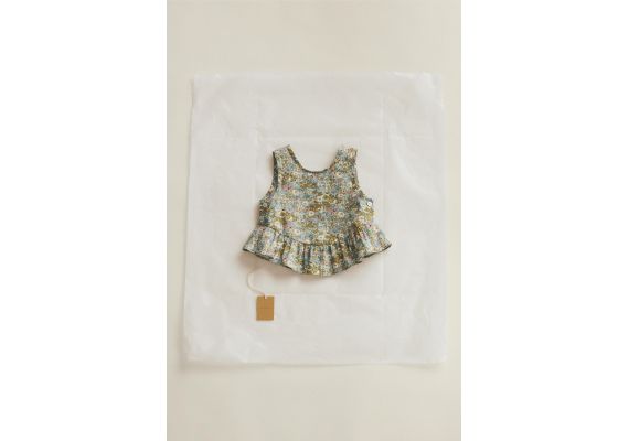 Zara Timelesz - ruffled floral top , Цвет: Зеленый, Размер: 1½ лет (86 см), изображение 3