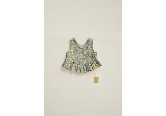 Zara Timelesz - ruffled floral top , Цвет: Зеленый, Размер: 3 лет (98 см), изображение 4