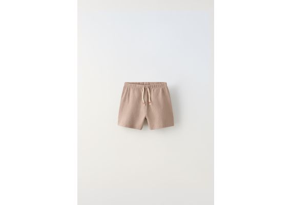 Zara  разделие 2-6 лет / одноцветная вафельная текстура co-ord , Цвет: Коричневый, Размер: 2 лет (92 см), изображение 5