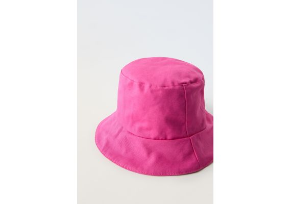 Zara  reversible crochet bucket hat , Цвет: Розовый, Размер: 1-3 лет (50 см), изображение 3