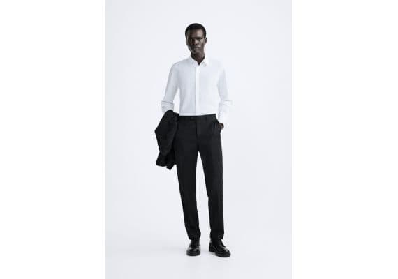 Zara Рубашка stretch shirt , Цвет: Белый, Размер: XL (US XL)