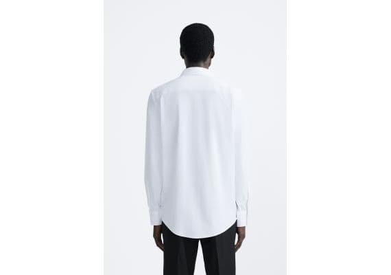 Zara Рубашка stretch shirt , Цвет: Белый, Размер: XL (US XL), изображение 3