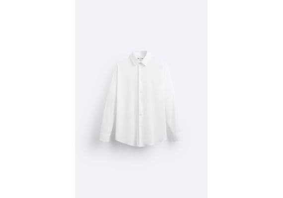 Zara Рубашка stretch shirt , Цвет: Белый, Размер: XL (US XL), изображение 7