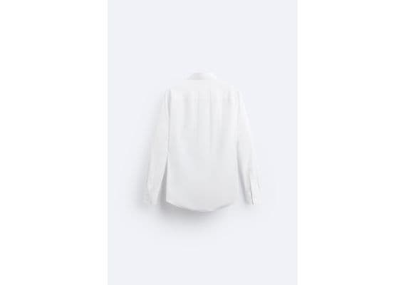 Zara Рубашка stretch shirt , Цвет: Белый, Размер: XL (US XL), изображение 8