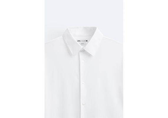 Zara Рубашка stretch shirt , Цвет: Белый, Размер: XL (US XL), изображение 9