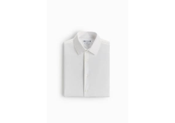 Zara Рубашка stretch shirt , Цвет: Белый, Размер: XL (US XL), изображение 10