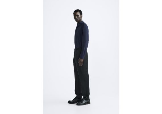 Zara Рубашка stretch shirt , Цвет: Синий, Размер: M (US M), изображение 5