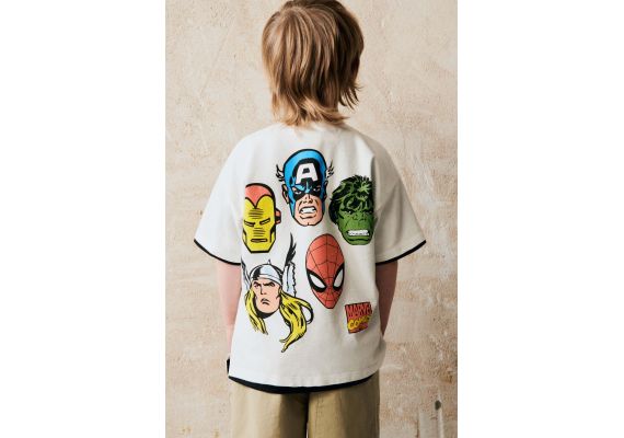 Zara Футболка avengers © marvel comics , Цвет: Белый, Размер: 1½ лет (86 см), изображение 6