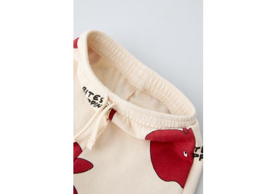 Zara Плюшевые бермудские шорты с яблоками , Цвет: multicolor, Размер: 1½ лет (86 см), изображение 3