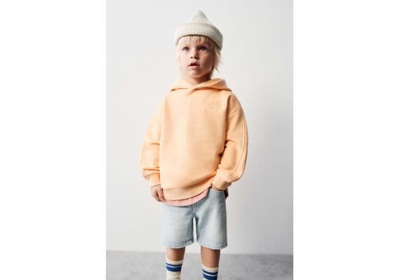 Zara Джинсовые бермуды в полоску , Цвет: multicolor, Размер: 1½ лет (86 см), изображение 4