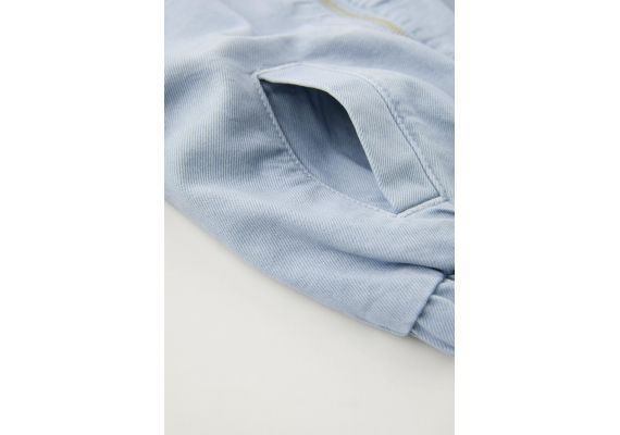 Zara   twill куртка-бомбер , Цвет: Синий, Размер: 6 лет (116 см), изображение 5