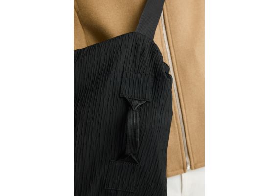 Zara Сумка через плечо xl nylon pleated crossbody bag , изображение 3