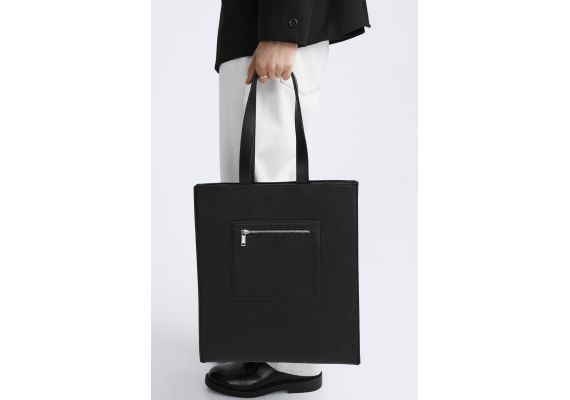 Zara   zip-up tote , изображение 2