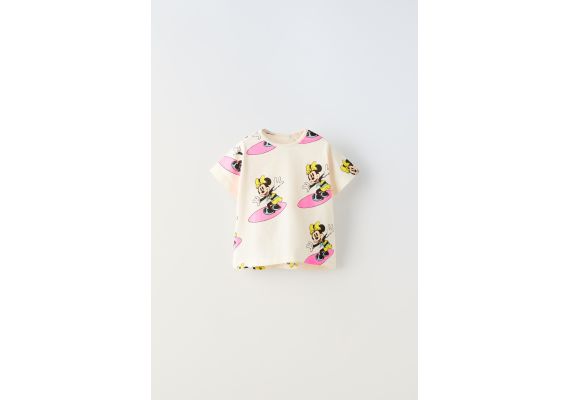 Zara Футболка с круглым вырезом и короткими рукавами, Цвет: multicolor, Размер: 1½ лет (86 см)