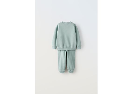 Zara Плюшевая толстовка и брюки в комплекте , Цвет: Синий, Размер: 5-6 лет (116 см), изображение 2