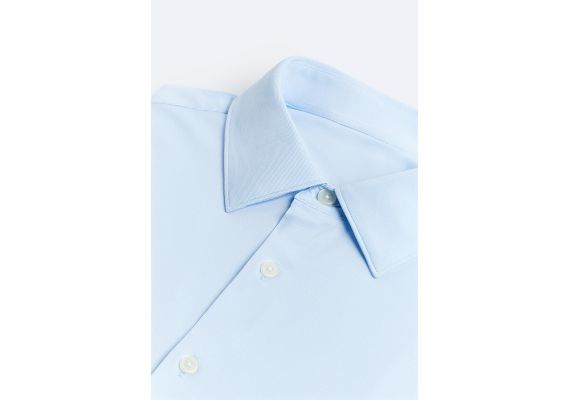 Zara Рубашка stretch shirt , Цвет: Синий, Размер: S (US S), изображение 10