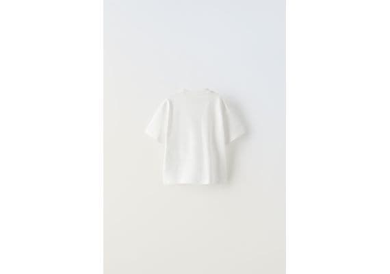 Zara Футболка varsity t-shirt , Цвет: Белый, Размер: 3 лет (98 см), изображение 2