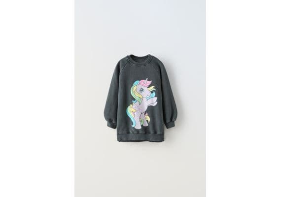 Zara   my little pony® print sweatshirt , Цвет: Серый, Размер: 1½ лет (86 см), изображение 3