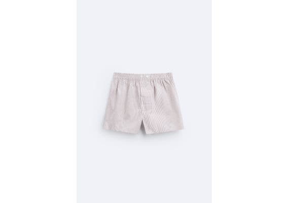 Zara   pack of 2 contrast poplin boxers , Цвет: С принтом, Размер: M, изображение 4