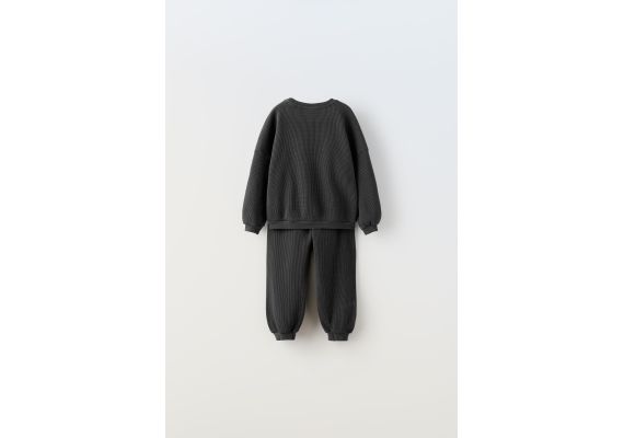 Zara Вафельная комплектация с лозунгом , Цвет: Пурпурный, Размер: 3-4 лет (104 см), изображение 2