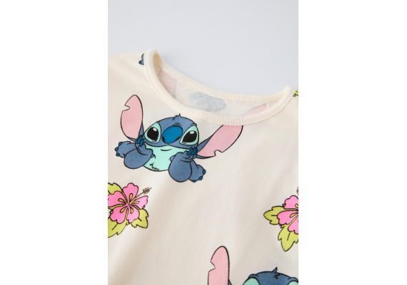 Zara Футболка © disney с принтом, Цвет: Бежевый, Размер: 1½ лет (86 см), изображение 3