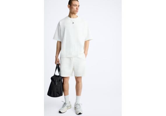 Zara Сохраняй  boxy fit футболка , Цвет: Белый, Размер: L (US L), изображение 6