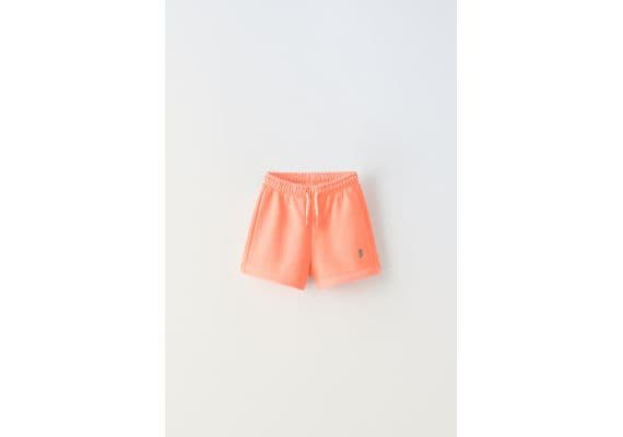 Zara Вышитые неоновые бермудские шорты , Цвет: multicolor, Размер: 1½ лет (86 см), изображение 2