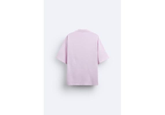 Zara Футболка с рисунком hat t-shirt x pepo moreno , Цвет: Пурпурный, Размер: XL (US XL), изображение 7