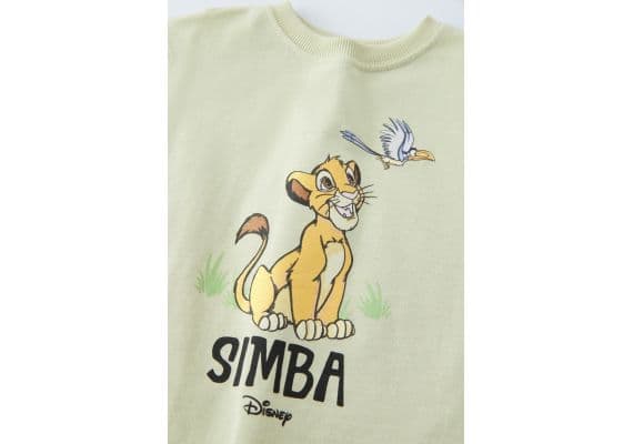 Zara Футболка simba the lion king © disney , Цвет: Зеленый, Размер: 1½ лет (86 см), изображение 3