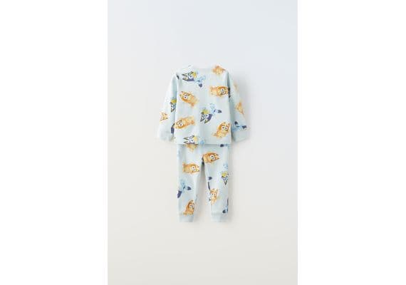 Zara 1-6 лет/ пижама с принтом bluey © ludo studio , Цвет: Синий, Размер: 2-3 лет (98 см), изображение 2