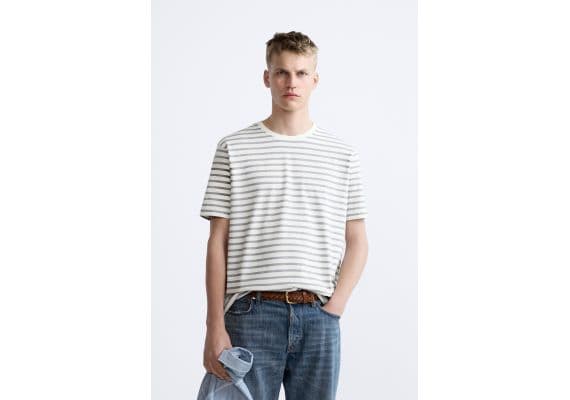 Zara Basic medium weight t-shirt , Цвет: multicolor, Размер: L (US L), изображение 2