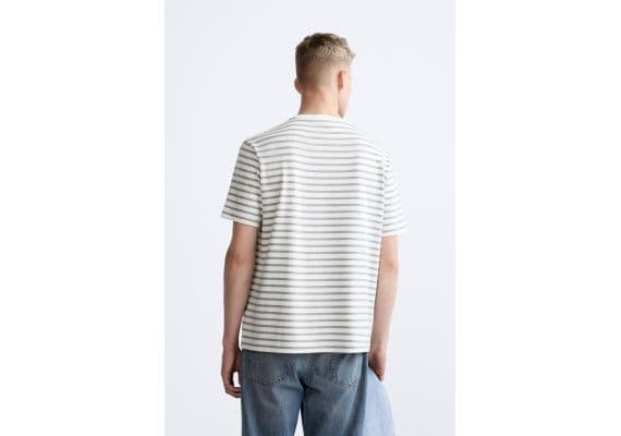 Zara Basic medium weight t-shirt , Цвет: multicolor, Размер: L (US L), изображение 3