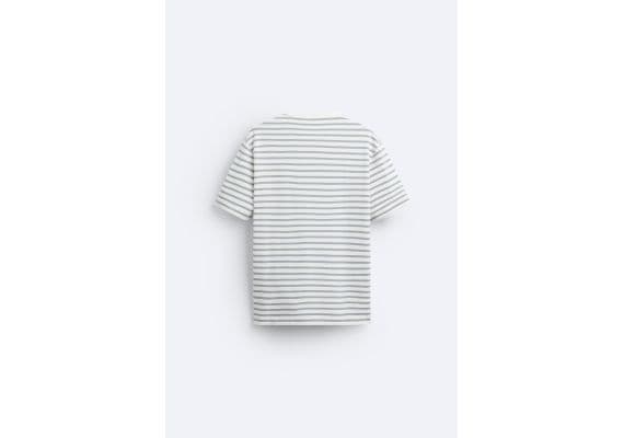 Zara Basic medium weight t-shirt , Цвет: multicolor, Размер: L (US L), изображение 8