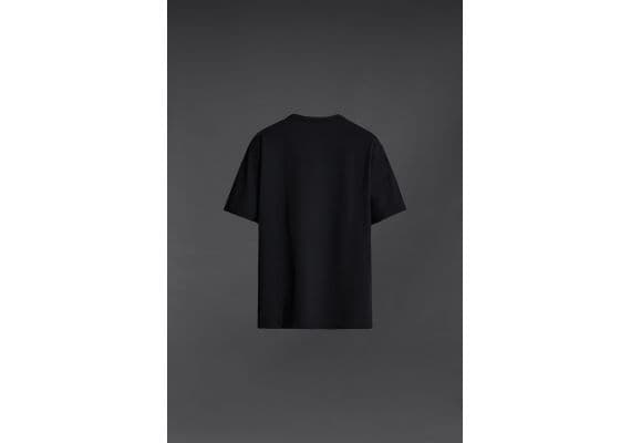 Zara Футболка для комфортных тренировок , Цвет: Черный, Размер: XL (US XL), изображение 7