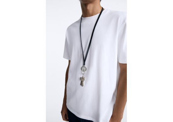 Zara  regular fit soft t-shirt , Цвет: Белый, Размер: M (US M), изображение 5