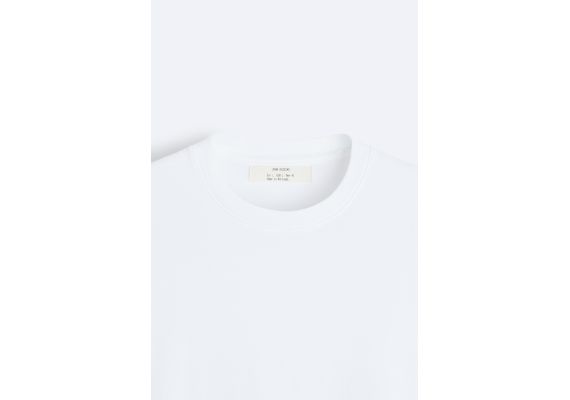 Zara  regular fit soft t-shirt , Цвет: Белый, Размер: M (US M), изображение 9