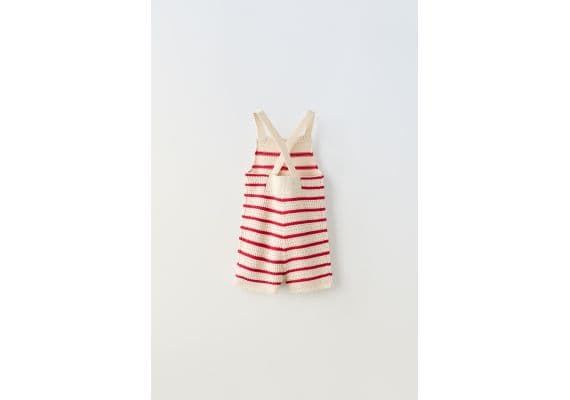 Zara Полосатые вязаные комбинезоны , Цвет: multicolor, Размер: 1½ лет (86 см), изображение 3