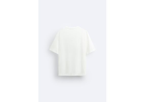 Zara Футболка с фотопечатью , Цвет: Белый, Размер: M (US M), изображение 7