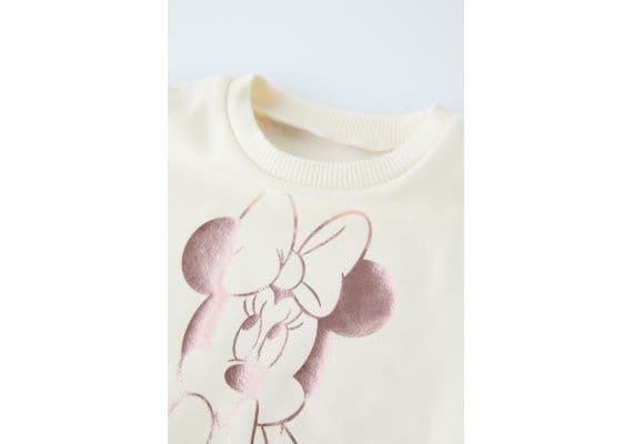 Zara Платье из кожзаменителя minnie mouse © disney , Цвет: Бежевый, Размер: 9-12 месяцев (80 см), изображение 3