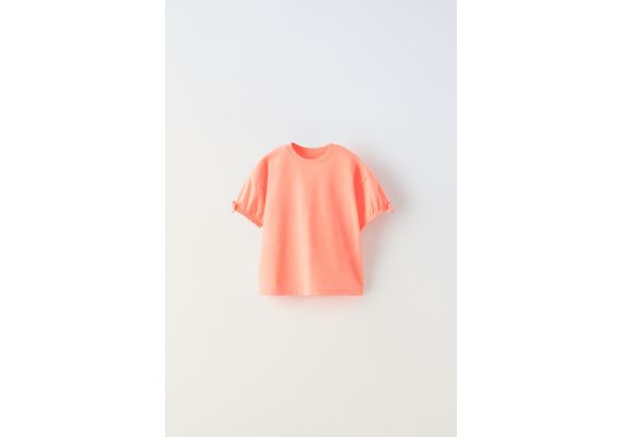 Zara Простая футболка с бантами , Цвет: multicolor, Размер: 1½ лет (86 см)